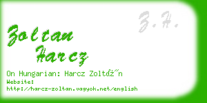 zoltan harcz business card